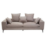 Avignon 3 Seat Grey Sofa - Bargainia.com - 