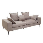 Avignon 3 Seat Grey Sofa - Bargainia.com - 