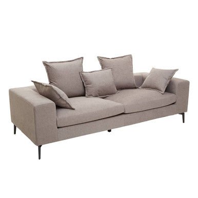 Avignon 3 Seat Grey Sofa - Bargainia.com - 