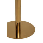 Azalea Round Marble Dining Table With Gold Base - Bargainia.com - 5018705974392