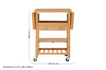 Harlow Bamboo Kitchen Trolley