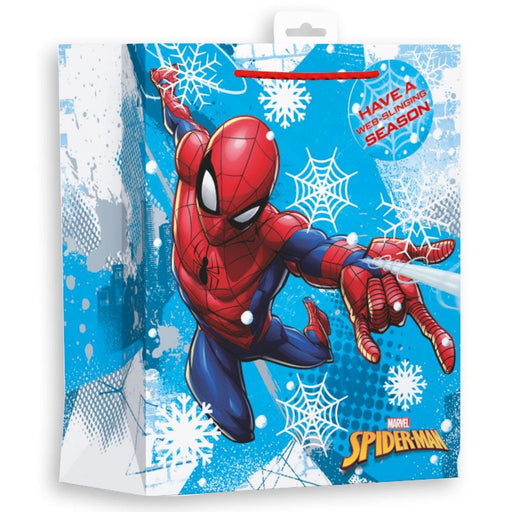 Spiderman Large Christmas Gift Bag - 33.5cm-5012128583544-Bargainia.com
