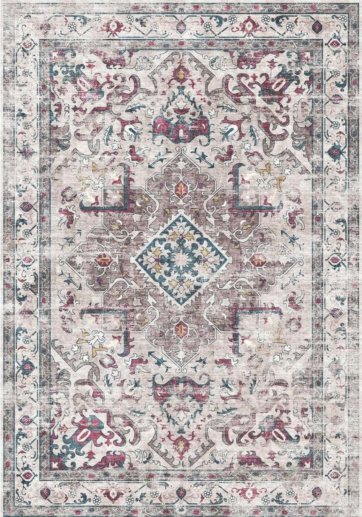 Bahala Vintage Washable Rug - Bargainia.com - 