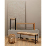 Bandar Natural Rope and Beechwood Bench - Bargainia.com - 5018705965192
