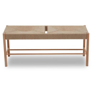 Bandar Natural Rope and Beechwood Bench - Bargainia.com - 5018705965192