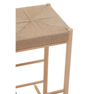 Bandar Natural Rope Weave Bar Stool - Bargainia.com - 5018705965253
