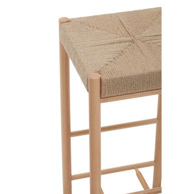 Bandar Natural Rope Weave Bar Stool - Bargainia.com - 5018705965253