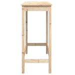 Bar Table 100x50x110 cm Solid Wood Pine - Bargainia.com - 