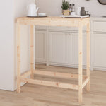 Bar Table 100x50x110 cm Solid Wood Pine - Bargainia.com - 