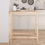 Bar Table 100x50x110 cm Solid Wood Pine - Bargainia.com - 