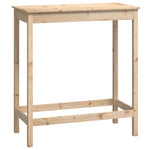 Bar Table 100x50x110 cm Solid Wood Pine - Bargainia.com - 