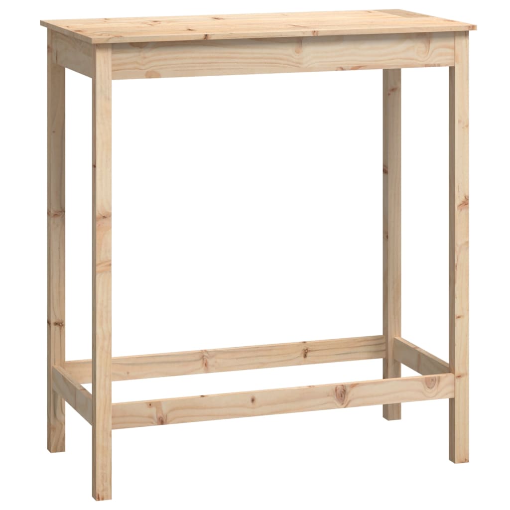 Bar Table 100x50x110 cm Solid Wood Pine - Bargainia.com - 