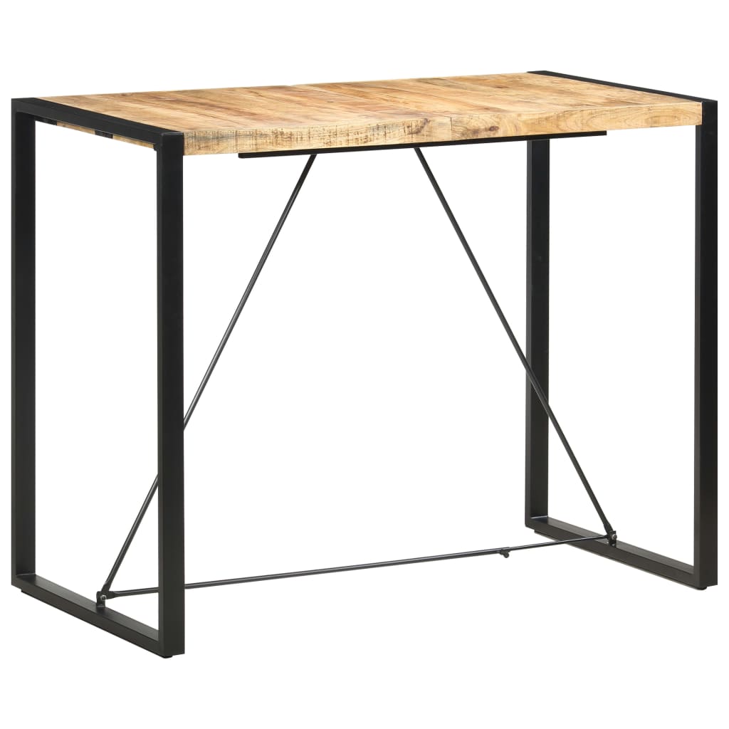 Bar Table 140x70x110 cm Solid Mango Wood - Bargainia.com - 