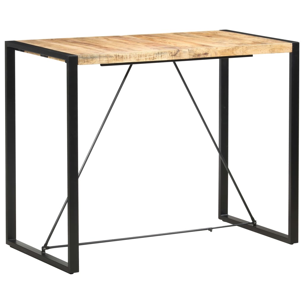 Bar Table 140x70x110 cm Solid Mango Wood - Bargainia.com - 