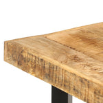 Bar Table 150x70x107 cm Rough Mango Wood - Bargainia.com - 