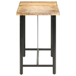 Bar Table 150x70x107 cm Rough Mango Wood - Bargainia.com - 