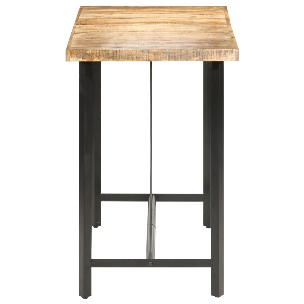 Bar Table 150x70x107 cm Rough Mango Wood - Bargainia.com - 