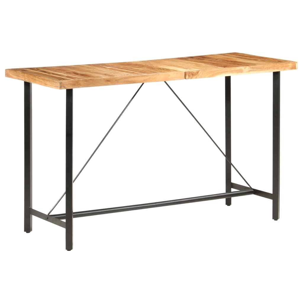 Bar Table 180x70x107 cm Solid Acacia Wood - Bargainia.com - 