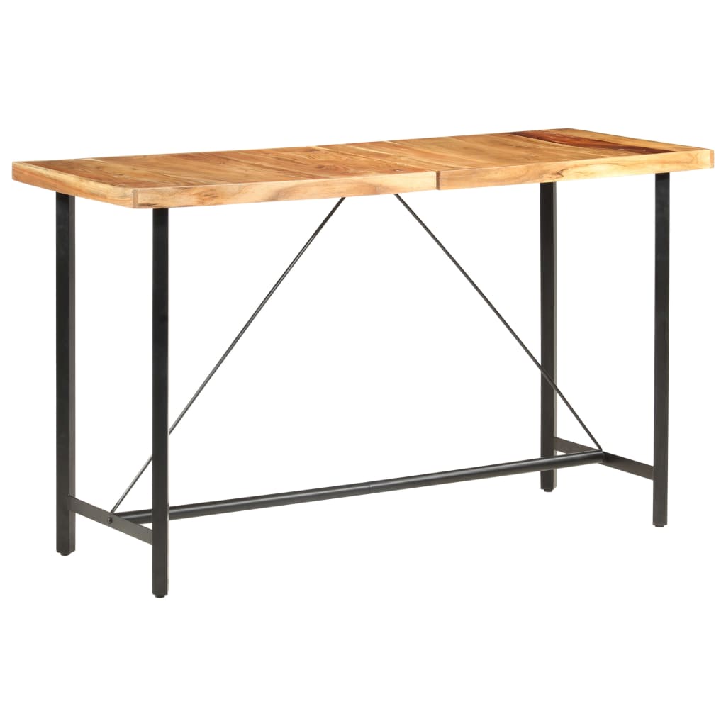 Bar Table 180x70x107 cm Solid Acacia Wood - Bargainia.com - 