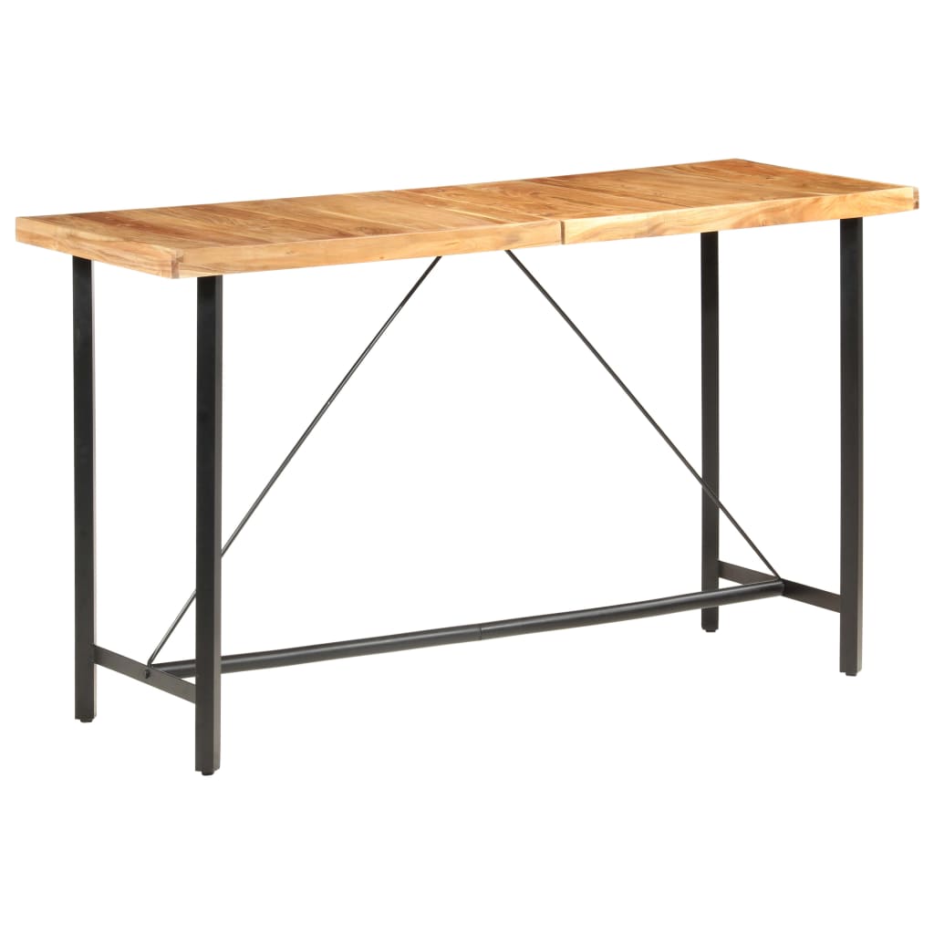 Bar Table 180x70x107 cm Solid Acacia Wood - Bargainia.com - 
