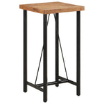 Bar Table 55x55x107 cm Solid Wood Acacia and Iron - Bargainia.com - 