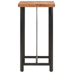 Bar Table 55x55x107 cm Solid Wood Acacia and Iron - Bargainia.com - 