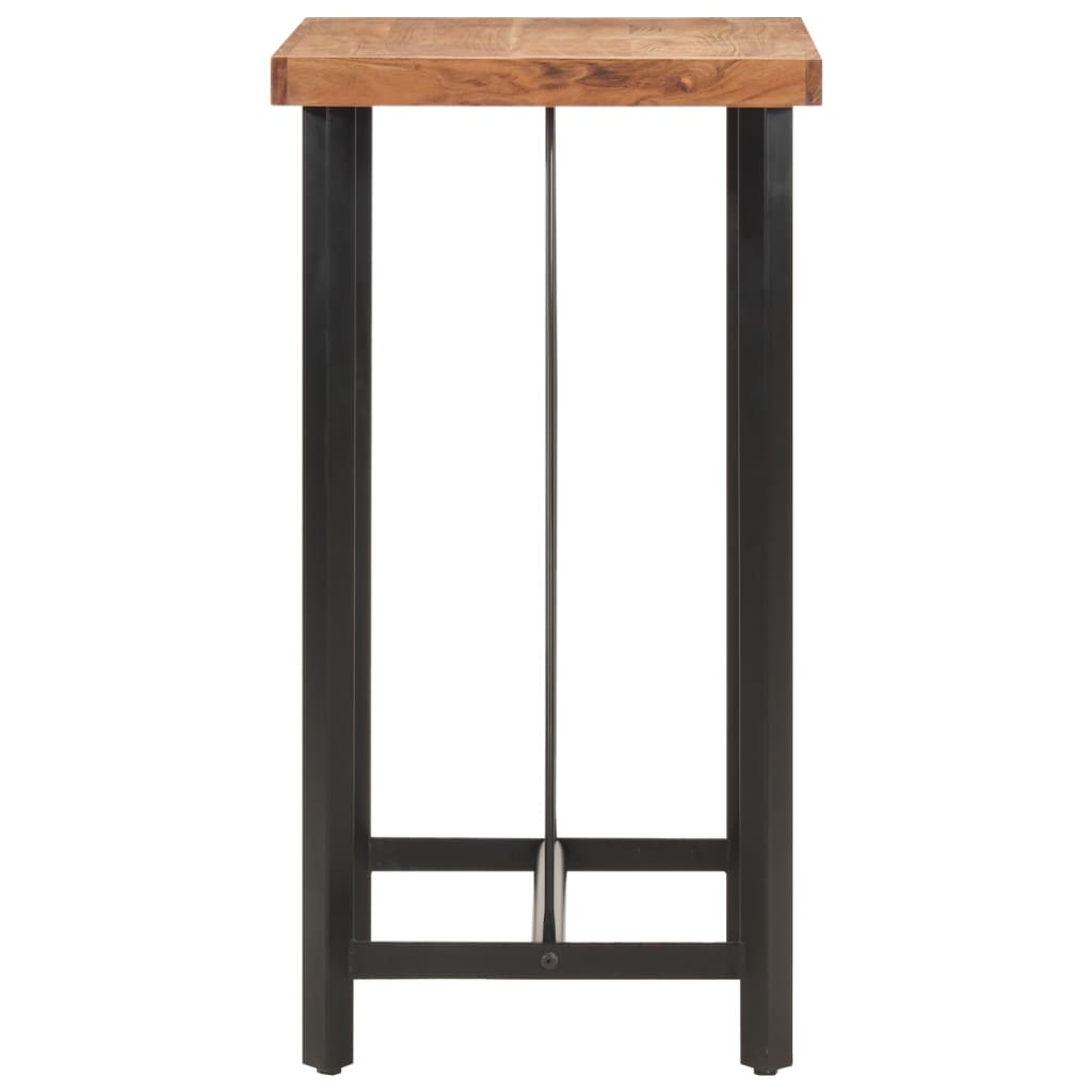 Bar Table 55x55x107 cm Solid Wood Acacia and Iron - Bargainia.com - 