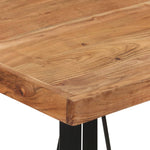 Bar Table 55x55x107 cm Solid Wood Acacia and Iron - Bargainia.com - 