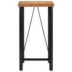 Bar Table 55x55x107 cm Solid Wood Acacia and Iron - Bargainia.com - 