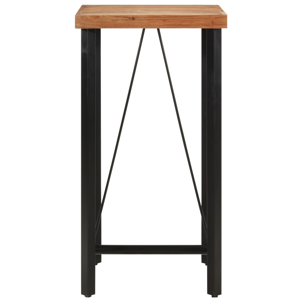 Bar Table 55x55x107 cm Solid Wood Acacia and Iron - Bargainia.com - 