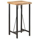 Bar Table 55x55x107 cm Solid Wood Mango and Iron - Bargainia.com - 