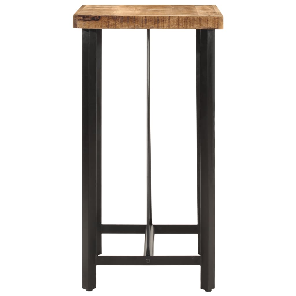 Bar Table 55x55x107 cm Solid Wood Mango and Iron - Bargainia.com - 
