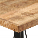 Bar Table 55x55x107 cm Solid Wood Mango and Iron - Bargainia.com - 