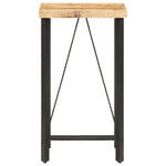Bar Table 60x60x107 cm Rough Mango Wood - Bargainia.com - 