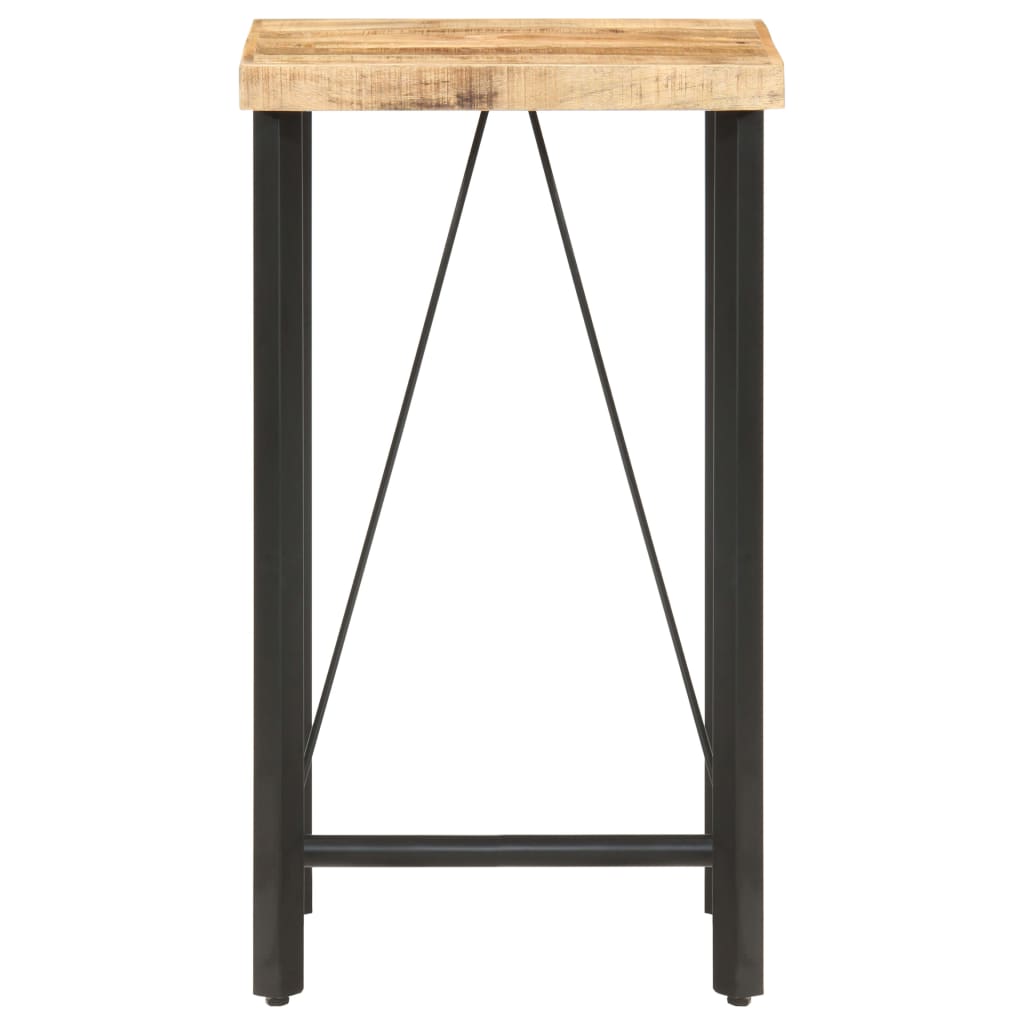 Bar Table 60x60x107 cm Rough Mango Wood - Bargainia.com - 