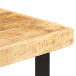 Bar Table 60x60x107 cm Rough Mango Wood - Bargainia.com - 
