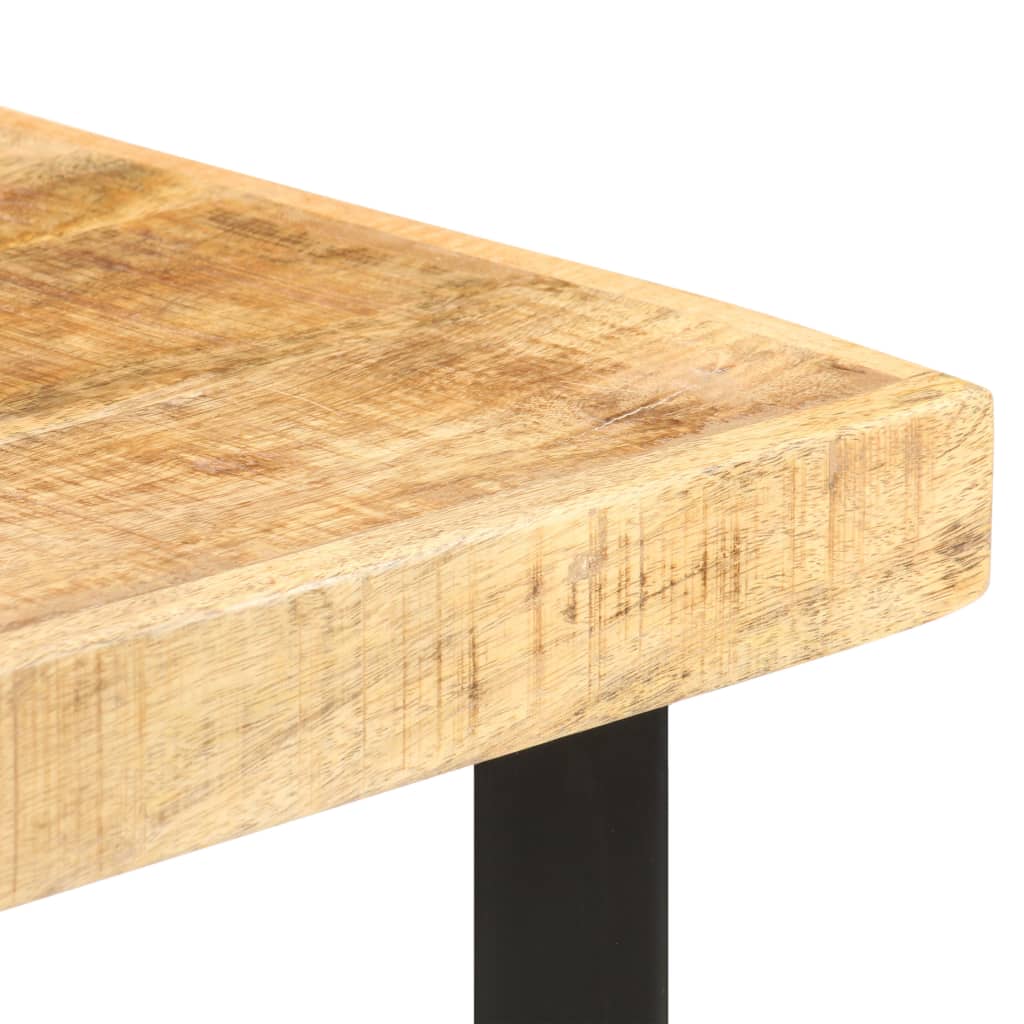 Bar Table 60x60x107 cm Rough Mango Wood - Bargainia.com - 