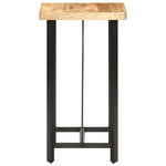 Bar Table 60x60x107 cm Rough Mango Wood - Bargainia.com - 