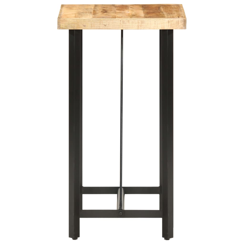 Bar Table 60x60x107 cm Rough Mango Wood - Bargainia.com - 