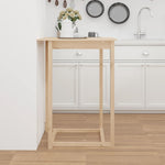 Bar Table 80x80x110 cm Solid Wood Pine - Bargainia.com - 