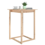 Bar Table 80x80x110 cm Solid Wood Pine - Bargainia.com - 