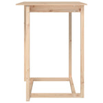 Bar Table 80x80x110 cm Solid Wood Pine - Bargainia.com - 