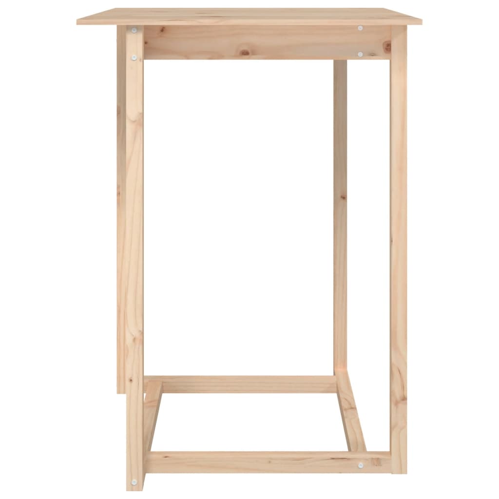 Bar Table 80x80x110 cm Solid Wood Pine - Bargainia.com - 