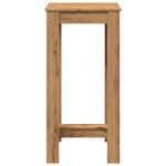 Bar Table Artisan Oak 51x50x103.5 cm Engineered Wood - Bargainia.com - 