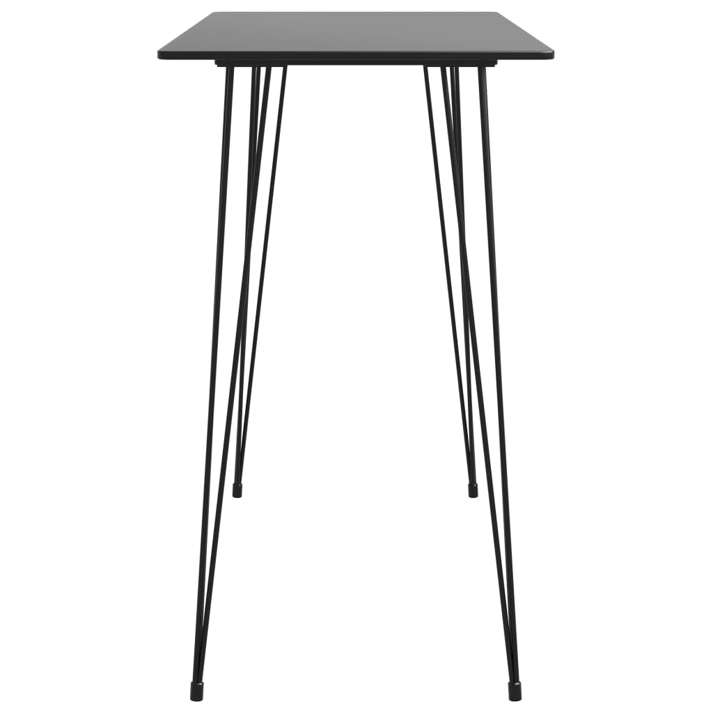 Bar Table Black 120x60x105 cm - Bargainia.com - 