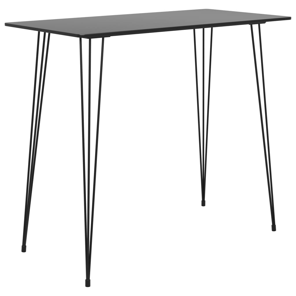 Bar Table Black 120x60x105 cm - Bargainia.com - 