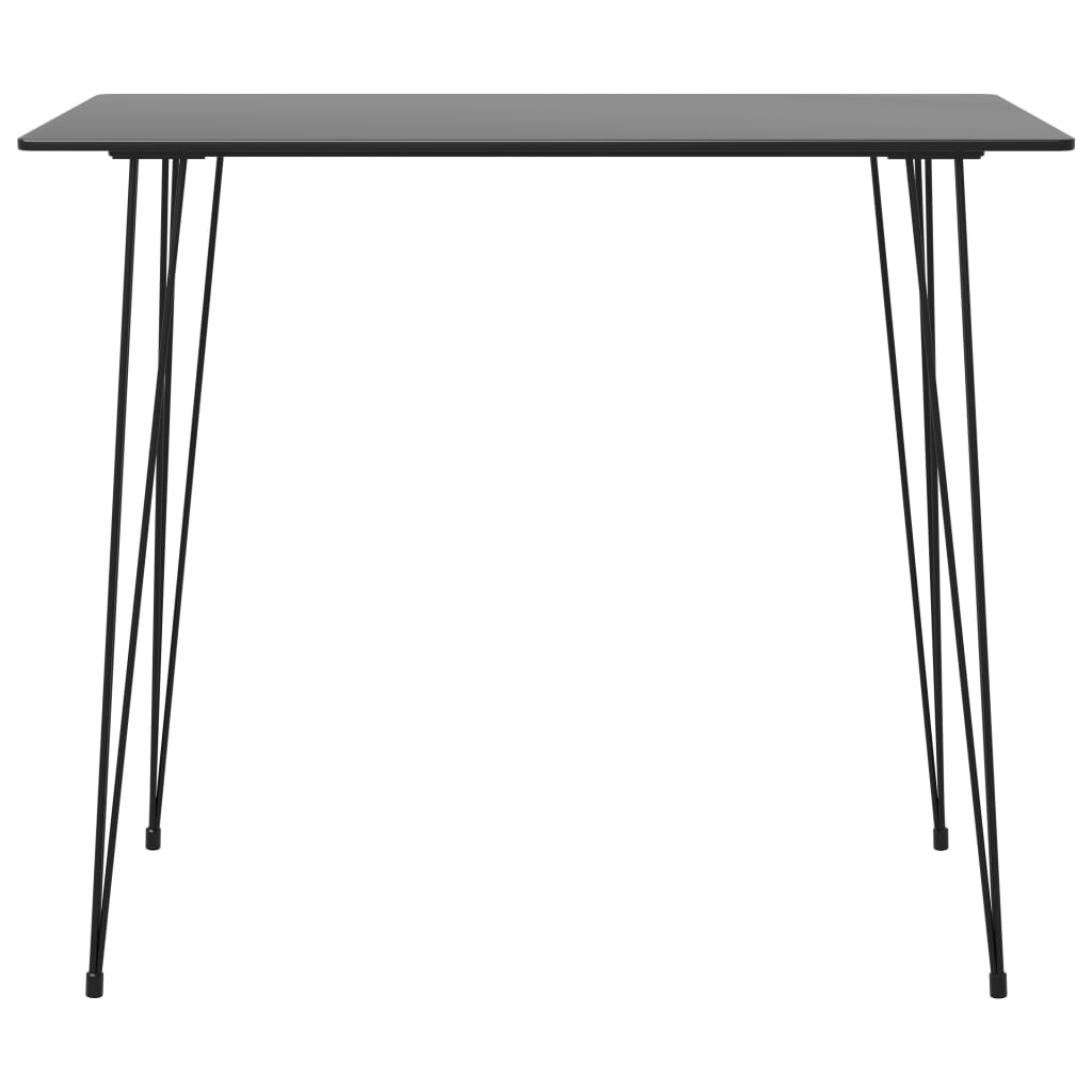 Bar Table Black 120x60x105 cm - Bargainia.com - 