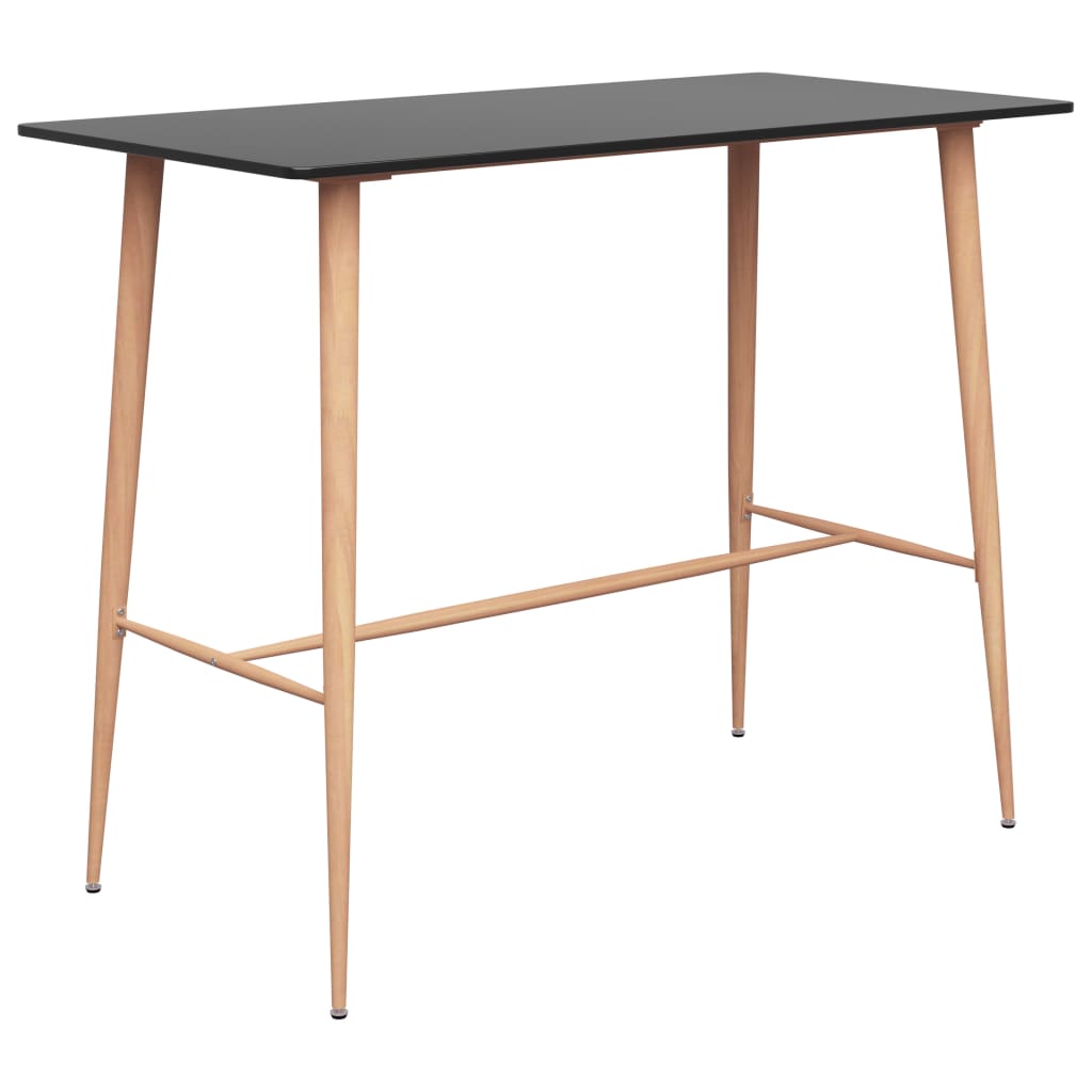 Bar Table Black 120x60x105 cm - Bargainia.com - 