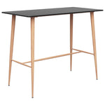 Bar Table Black 120x60x105 cm - Bargainia.com - 