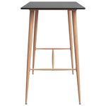 Bar Table Black 120x60x105 cm - Bargainia.com - 